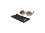 Sonnenbrille URBAN CLASSICS "Urban Classics Unisex Sunglasses Retro Funk UC", Damen, braun (braun leo, grün), Sonnenbrillen Sonnenbrille