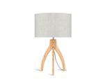 Good & Mojo , Holz , Bambus , 54 cm , LED-Leuchtmittel austauschbar , Beleuchtung, Innenleuchten, Tischlampen, Tischlampen