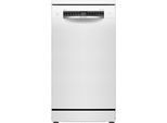 BOSCH Standgeschirrspüler "SPS4HKW49E", Energieeffizienz: E, silber (weiß), B:45cm H:84,5cm T:60cm, Geschirrspüler, Mit 3-fach Rack Matic, flexible Körbe & Schubladen, Standgeschirrspüler