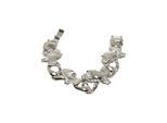 Bettelarmband URBAN CLASSICS "Urban Classics Unisex Pray Hands Bracelet" Gr. S, silber, Armbänder, Damen, S/M, Zink, Bettelarmband