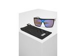Sonnenbrille URBAN CLASSICS "Urban Classics Unisex 112 Sunglasses UC", Damen, schwarz, multicolor, Sonnenbrillen Sonnenbrille