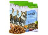 Lyra Pet Lecker.Pet Leo's Adult Geflügel & Forelle Katzenfutter Trockenfutter Vollnahrung 7,5 kg