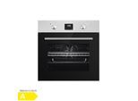 PKM Einbaubackofen EB7IXD - Einbaubackofen mit Edelstahlblende und Display, 64 L, 8 Funktionen