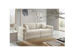 Livetastic , Beige , Textil , Füllung: Polyurethan (Pur), Silikon,Polyurethan (Pur), Silikon , 254x93x167 cm , Made in EU ,
