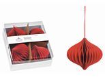 Christbaumkugel-Set Classic Christmas Rot 4-teilig