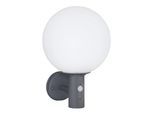 GLOBO LIGHTING LED Außen-Wandleuchte "OSSY", grau, 1 Stk., Leuchten, Wandlampe mit Bewegungsmelder, Sensor, automatisches Einschalten