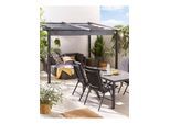 bonprix Pavillon open air zur Wandbefestigung, grau, Gr.220x360 cm, Wind- und Sonnenschutz: Pavillon open air zur Wandbefestigung
