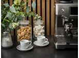 Espressotasse CREATABLE "Bistrot Weiss, Espresso Set 8-tlg", weiß, B:6,4cm H:5,7cm Ø:6,4cm, Porzellan, Trinkgefäße, Espressotasse, Klassiker in Weiß, Der Alleskönner