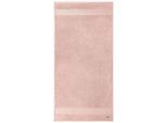Duschtuch LACOSTE "LLECROCO", rosepal, B:70cm L:140cm, Frottier, Obermaterial: 100% Baumwolle, Handtücher, mit Label-Applikationen
