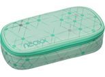 Schreibgeräteetui NEOXX "Schlamperbox, Jump", Kinder, grün (mintastic), Polyester, Schreibgeräteetuis, teilweise aus recyceltem Material