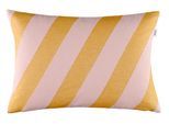 Dekokissen "Junction", curry, gestreift, B:58cm H:1cm L:38cm, Baumwolle, Polyester, SCHÖNER WOHNEN-KOLLEKTION, Dekokissen_Sitzkissen_Kissenhüllen, aus reiner Baumwolle