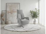 TV-Sessel SIT & MORE "TV Lazy", silber, B:75cm H:115cm T:85cm, 100% Polyester, Sessel, TV-Sessel, zur Auswahl mit Herz-Waage-Position