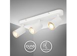B.K.LICHT Deckenspot "Deckenlampe schwenkbar, GU10 Deckenleuchte", weiß, 1, H: 9cm, Leuchten, 39 cm Länge weiß Schlafzimmerlampe, Deckenspot