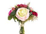 Kunstblume BOTANIC-HAUS "Anemonen-Ranunkel-Strauß", pink (pink, beauty), B:26cm H:27cm T:26cm Ø:26cm, Kunststoff, Kunstpflanzen, Kunstblume