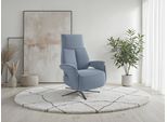 TV-Sessel SIT & MORE "TV Lazy", hellblau, B:75cm H:115cm T:85cm, 98% Polyester 2% Polyamid, Sessel, TV-Sessel, zur Auswahl mit Herz-Waage-Position