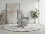 TV-Sessel SIT & MORE "TV Lazy", silber, B:75cm H:117cm T:85cm, 98% Polyester 2% Polyamid, Sessel, TV-Sessel, mit Herz-Waage-Positon und 3 Motoren