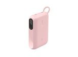 BELKIN Powerbank "BoostCharge Powerbank 10K mit Display", pink, 3,7 V 10.000mAh, Akkumulatoren, Powerbank