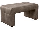 Hockerbank EXXPO - SOFA FASHION "Barista Hockerbank mit hoher Bodenfreiheit", dolphin, B:104cm H:51cm T:55cm, Hocker, Hockerbank, Sitz gepolstert,Breite ca.100 cm