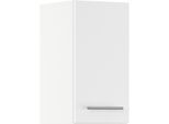 Hängeschrank IMPULS KÜCHEN "Valencia", in drei Breiten, Höhe: 57,9 cm", weiß, B:30cm H:57,9cm T:34,2cm, Dekorfolie, Holzwerkstoff, Schränke, Hängeschrank, vormontiert, mit Drehtür und einem verstellbaren Fachboden