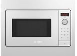 BOSCH Einbau-Mikrowelle "BFL523MW3", weiß, B:49,5cm H:38,2cm T:33,5cm, Mikrowellen, 50 cm breit - 30 Sekunden maximale Leistung durch QuickStart Funktion, Einbau-Mikrowelle