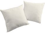 Dekokissen WIRTH "Torbole" Gr. 1, beige (beige, meliert), B:40cm L:40cm, Obermaterial: 90% Polyester, 10% Baumwolle, Dekokissen_Sitzkissen_Kissenhüllen, Dekokissen