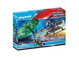 Playmobil Polizei-Hubschrauber: Fallschirmeinsatz