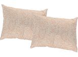 Dekokissen WIRTH "Gospic" Gr. 3, orange (terra, gemustert), B:40cm L:60cm, Obermaterial: 85% Polyester, 15% Baumwolle, Dekokissen_Sitzkissen_Kissenhüllen, Dekokissen