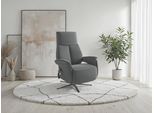TV-Sessel SIT & MORE "TV Lazy", grau, B:75cm H:117cm T:85cm, 98% Polyester 2% Polyamid, Sessel, TV-Sessel, mit Herz-Waage-Positon und 3 Motoren