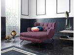 Loveseat 3C CANDY "Beatrice Loungesessel, Ohrensessel, bequem zum Relaxen, Breite 100cm", rot (bordeaux), B:126cm H:95cm T:160cm, Samt-Optik (100% Polyester), Sessel, Loveseat, mit Knopfheftung im Rücken, Fernsehsessel, Relaxsessel