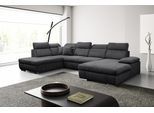 Wohnlandschaft WERK2 "Cordoba inkl. Bett, Bettkasten & Kopfteilfunktion, Breite 359 cm", anthrazit, B:359cm H:86cm T:232cm, Sofas, Wohnlandschaft