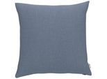 Dekokissen NEUTEX FOR YOU "Monza-ECO" Gr. 2, blau (jeansblau, unifarben), B:48cm L:48cm, Bezug: 53% Polyester, 44% Baumwolle, 3% sonstige Fasern, Dekokissen_Sitzkissen_Kissenhüllen, Dekokissen, ohne Füllung