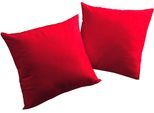 Dekokissen WIRTH "Westport" Gr. 1, rot (rot, ranken), B:40cm L:40cm, Obermaterial: 100% Polyester, Dekokissen_Sitzkissen_Kissenhüllen, Dekokissen