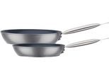 Pfannen-Set GSW "Gastro Quick", grau, Pfannen, Pfannen-Set, Gastro Pfannen-Set aus Aluminium mit Antihaft-Versiegelung