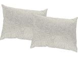 Dekokissen WIRTH "Gospic" Gr. 3, braun (braun, gemustert), B:40cm L:60cm, Obermaterial: 85% Polyester, 15% Baumwolle, Dekokissen_Sitzkissen_Kissenhüllen