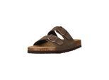 Sandale NOU "Cosimo", Damen, Gr. 41, grau, grau, Rindsleder, Schuhe Sandale, atmungsaktiv