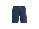 Sweatshorts BLEND "Sweatshorts BHSweat", Herren, Gr. M, N-Gr, blau (marineblaus), Obermaterial: 60% Baumwolle CO. 40% Polyester PES., Hosen Sweatshorts