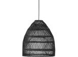 PR Home , Schwarz , Naturmaterialien , 59.5 cm , Gartenmöbel, Gartendeko