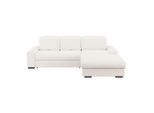 Ondega , Creme , Textil , Buche , L-Form , 286x203 cm , Made in Europe , Bettkasten erhältlich, Liegefunktion, seitenverkehrt erhältlich, Schlafen auf Sitzhöhe, Bettfunktion erhältlich, Rücken echt , Wohnzimmer, Sofas & Couches, Wohnlandschaften, Ecksofas
