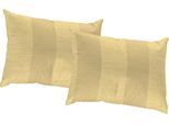 Dekokissen WIRTH "Niederau" Gr. 3, gelb (gelb, gemustert), B:40cm L:60cm, Obermaterial: 67% Polyacryl, 33% Polyester, Dekokissen_Sitzkissen_Kissenhüllen