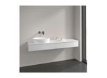 Villeroy und Boch Antao Waschtisch-Unterschrank K15050GF 160x19x50cm, Hahnlochbohrung, Waschbeckenplattenfarbe Lack, glossy white lacquer