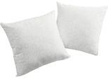 Dekokissen WIRTH "Westport" Gr. 1, weiß (weiß, ranken), B:40cm L:40cm, Obermaterial: 100% Polyester, Dekokissen_Sitzkissen_Kissenhüllen