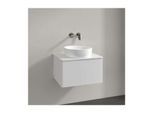 Villeroy und Boch Antao Waschtisch-Unterschrank K29050GF 60x36x50cm, Hahnloch, Waschbeckenplattenfarbe Lack, glossy white lacquer