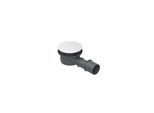Bette Ablaufgarnitur BetteCompact+ B568-000AX Antirutsch Sense, weiß, seitlich 0,5 l/sek.