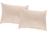Dekokissen WIRTH "Umea" Gr. 3, beige (beige, unifarben), B:40cm L:60cm, Obermaterial: 100% Polyester, Dekokissen_Sitzkissen_Kissenhüllen
