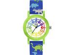 Quarzuhr ICE-WATCH "ICE learning - Boy - Extra Small - 3H", bunt (blau), Armbanduhren, Kinder, Quarzuhr, Armbanduhr,Kinder,Lernuhr,Jungen,Schulanfang,Geschenkidee,Dinosaurier