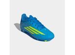 Fußballschuh ADIDAS PERFORMANCE "F50 LEAGUE FIRM GROUND / MULTI GROUND KIDS", Mädchen, Gr. 37, lucid ray blau, team solar gelb 2, lucid aquamarine, Synthetik, Textil, Schuhe Fußballschuh, für viele verschiedene Böden geeignet, für Kinder & Jugendliche