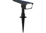 Gartenleuchte LUXFORM "Luxform Solar Areg", schwarz, B:15,5cm H:31cm L:93cm, Leuchten, Gartenleuchte, Gartenleuchte, Solarenergie, Smarthome, kabellos