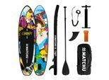 MATCHU Stand Up Paddle BustArt 320x81x15 cm - Aufblasbares Sup Board - Limited Edition
