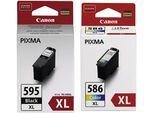 CANON Tintenpatrone "PG595XL+CL586X", schwarz, cyan, magenta, gelb, Tintenpatronen, Tintenpatrone