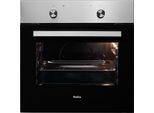 AMICA Einbaubackofen "EB 941 600 E", Energieeffizienz: A, silber (silberfarben), B:59,5cm H:59,5cm T:57,5cm, Backöfen, Reinigt den Herd mittels Dampf, ohne Chemie, Einbaubackofen